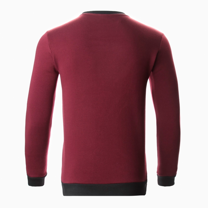 Свитшот мужской НАЧЁС, цвет бордо, размер 54