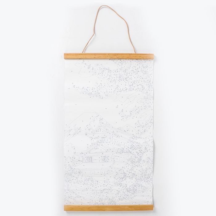 Картина по номерам панно &laquo;Цветение сакуры&raquo;, 30 х 50 см