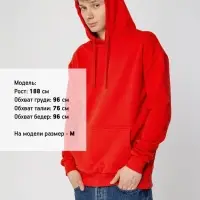 Худи Kirenga Heavy 2.0, красное, размер XS