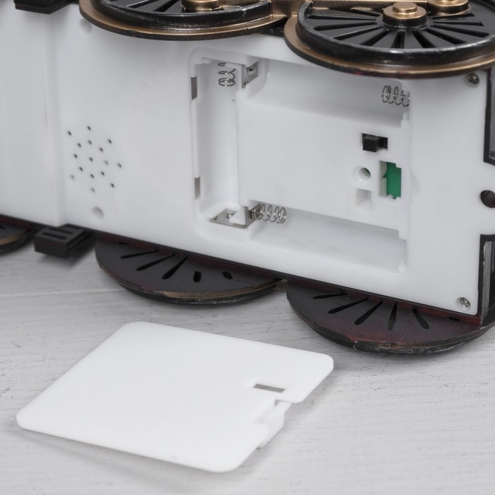 Светодиодная фигура &laquo;Паровоз&raquo; 30 &times; 18 &times; 11 см, пластик, батарейки ААх3 (не в комплекте), USB, свечение тёплое белое