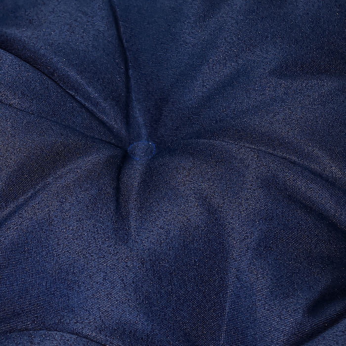 Подушка круглая на кресло непромокаемая D60 см, цвет тёмно-синий, грета 20%, полиэстер 80% Подушка круглая на кресло непромокаемая D60 см, цвет тёмно-синий, грета 20%, полиэстер 80%