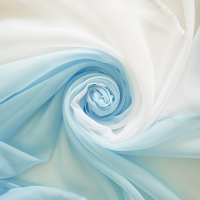 Комплект штор для кухни Witerra Лидия 250х160см, голубой, пэ100% Комплект штор для кухни Witerra Лидия 250х160см, голубой, пэ100%