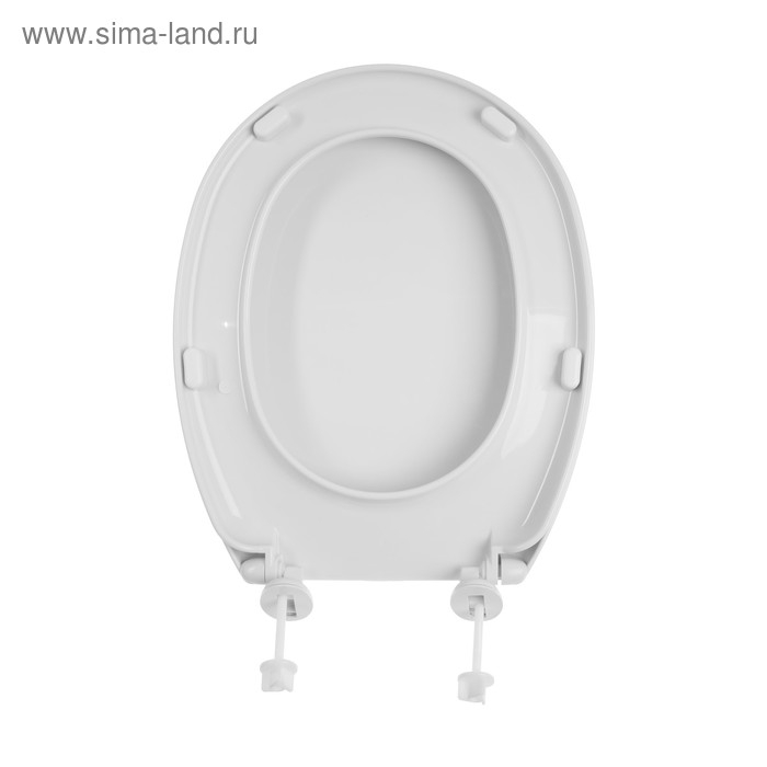 Сиденье для унитаза Сиденье для унитаза "АНИ Пласт" WS0200, крепление пластик, белое