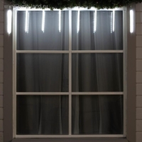 Гирлянда «Сосульки» 2.5 × 0.3 м, IP65, прозрачная нить, 192 LED, свечение белое с эффектом стекания, 12 В Гирлянда «Сосульки» 2.5 × 0.3 м, IP65, прозрачная нить, 192 LED, свечение белое с эффектом стекания, 12 В