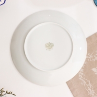 Тарелка "Романс одуванчик", д-240мм, нео гжель