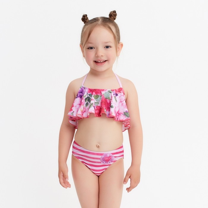 Купальник раздельный для девочки KAFTAN Купальник раздельный для девочки KAFTAN "Little princess" рост 122-128 (34) см, 7-8 лет