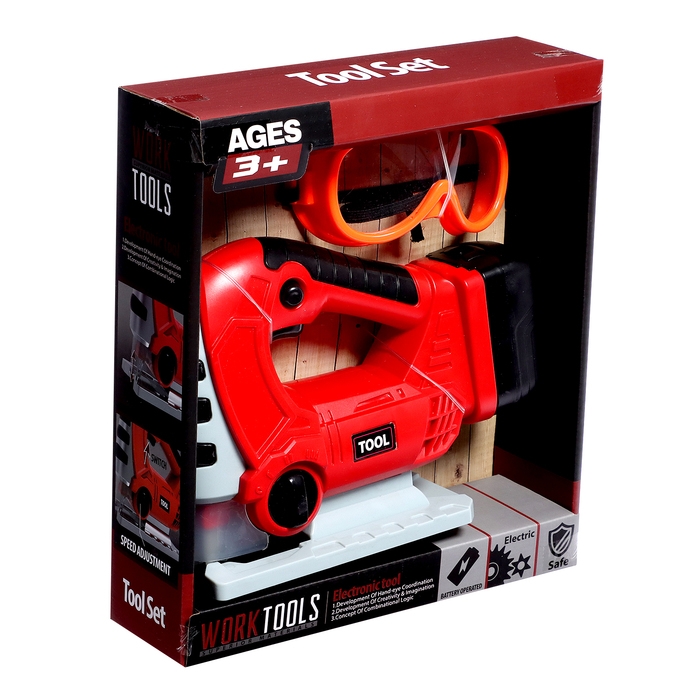 Лобзик &laquo;Профи&raquo;, очки в комплекте, работает от батареек