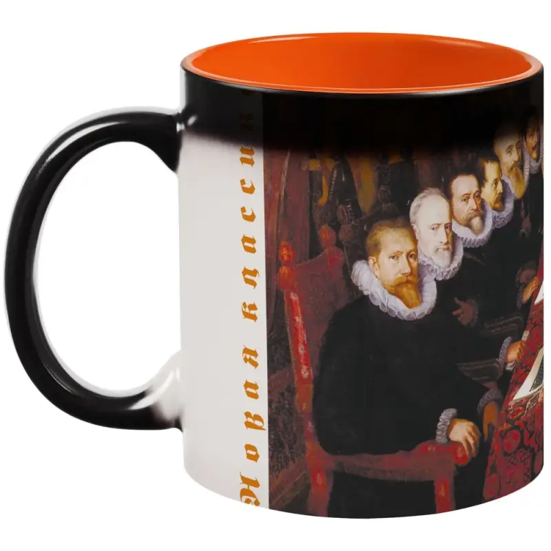 Кружка-хамелеон «Новая классика. Dream Team», матовая, оранжево-черная Кружка-хамелеон «Новая классика. Dream Team», матовая, оранжево-черная