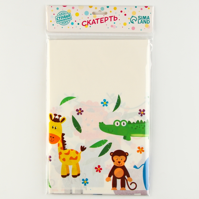 Скатерть &laquo;Животные&raquo;, 120х180 см