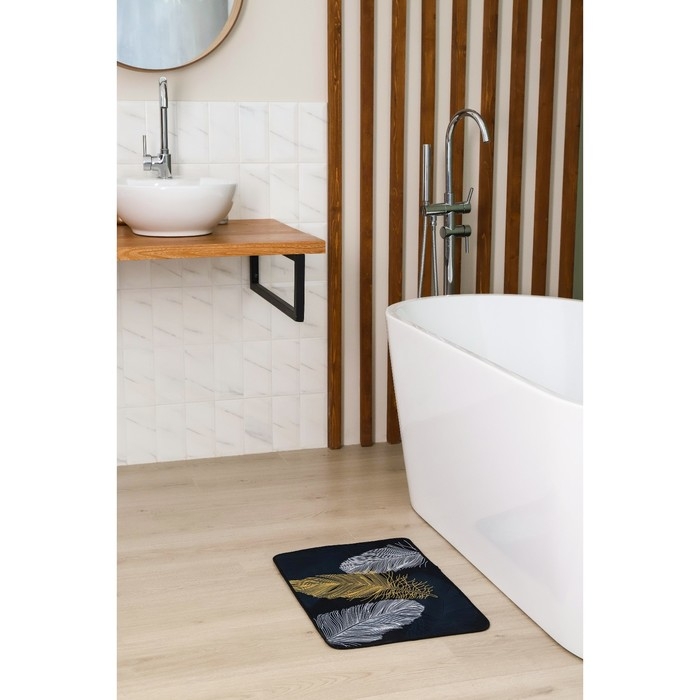 Коврик для дома Доляна «Пёрышки», 40×60 см Коврик для дома Доляна «Пёрышки», 40×60 см