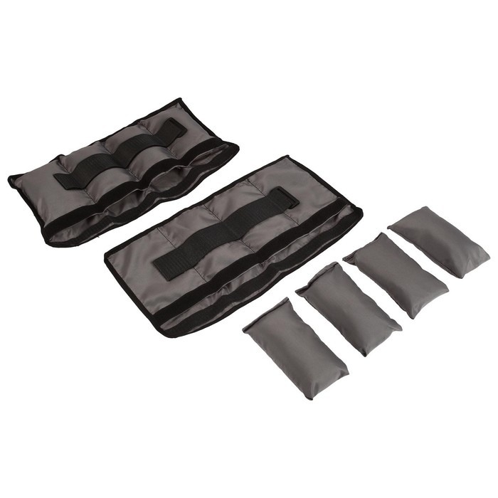 Утяжелители ONLYTOP, со сменным весом, 2 шт. &times; 2 кг, цвет МИКС