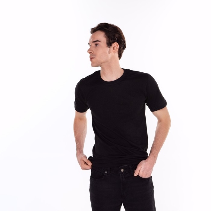 Футболка мужская, цвет чёрный, размер 46 Футболка мужская, цвет чёрный, размер 46