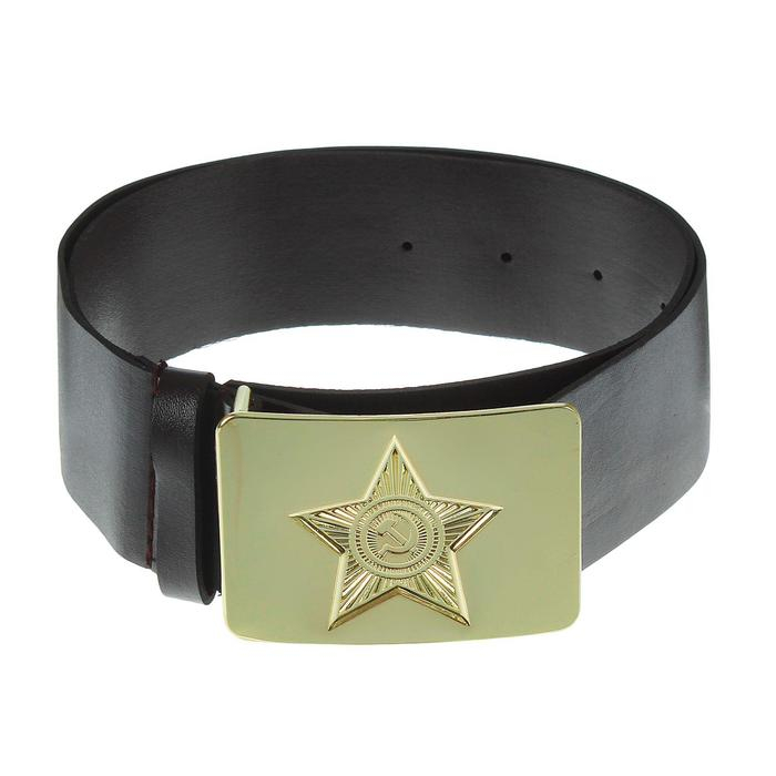 Ремень для костюма военного, 110 см, бляха: 5,5 × 8 см Ремень для костюма военного, 110 см, бляха: 5,5 × 8 см