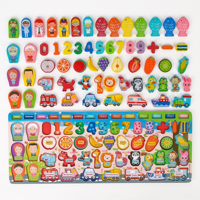 Большой развивающий набор для детей &laquo;Сортер. Окружающий мир и счёт&raquo;