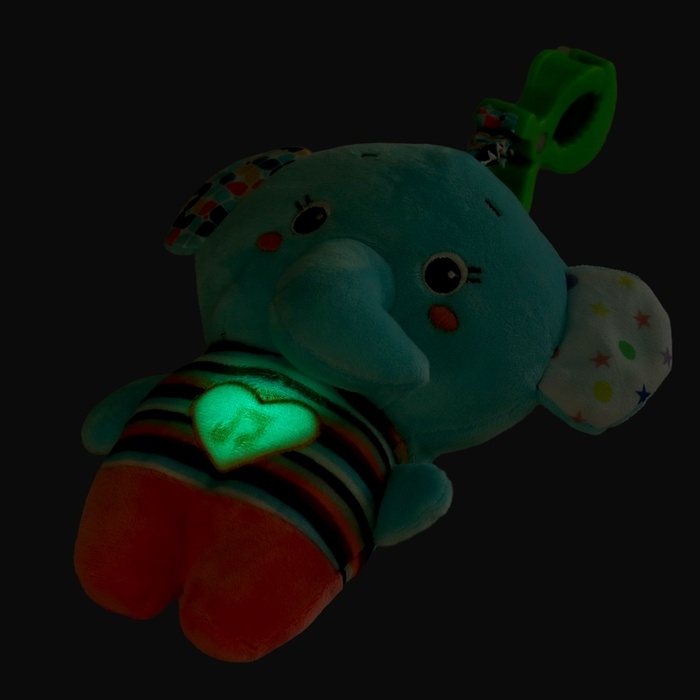 Музыкальная игрушка для сна «Засыпашка: Слоник», звуковые и световые эффекты, с подвесом Музыкальная игрушка для сна «Засыпашка: Слоник», звуковые и световые эффекты, с подвесом