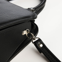 Сумка женская TEXTURA, тоут, средний размер, цвет чёрный