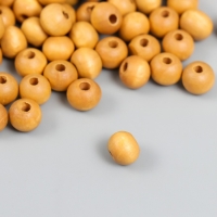 Бусины для творчества дерево "Натуральный" d-0,8 см, набор 20 гр Бусины для творчества дерево "Натуральный" d-0,8 см, набор 20 гр