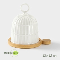 Лимонница фарфоровая BellaTenero, 12&times;12 см, цвет белый