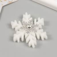 Декор для творчества "Снежинка" 6,5&times;6,5 см