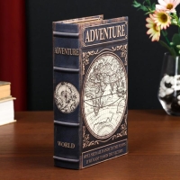 Сейф-книга дерево кожзам "Приключения. Карта" 21х13х5 см Сейф-книга дерево кожзам "Приключения. Карта" 21х13х5 см