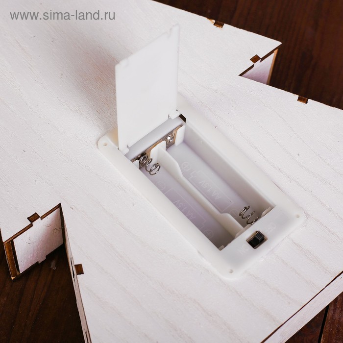 Декор с подсветкой &laquo;Большая ёлка&raquo;, батарейки AAх2 (нет в комплекте), свечение желтое