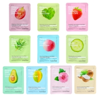 Набор увлажняющих, тканевых масок для лица &laquo;Botanika №1&raquo;, 10 шт