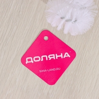 Ёрш для посуды Доляна Meli, 36&times;6 см, бамбуковая ручка, замшевая петелька