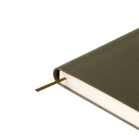 Ежедневник недатированный А5, 128 листов GRAND, интегральная обложка из искусственной кожи, ляссе, кремовый блок 70 г/м2, темно-зелёный Ежедневник недатированный А5, 128 листов GRAND, интегральная обложка из искусственной кожи, ляссе, кремовый блок 70 г/м2, темно-зелёный