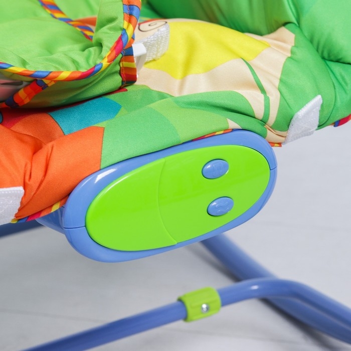 Шезлонг &laquo;Улитка и друзья&raquo;, с погремушками