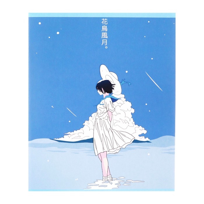 Тетрадь 48 листов в клетку Calligrata Тетрадь 48 листов в клетку Calligrata "Аниме", картонная обложка, глянцевая ламинация, блок офсет МИКС