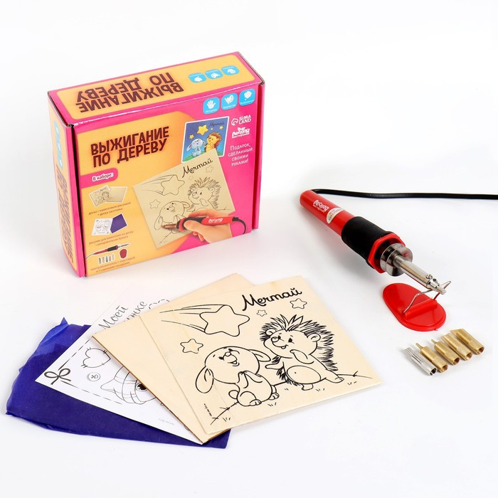 Набор для выжигания и росписи по дереву &laquo;Подружке&raquo;