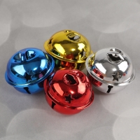 Бубенчики, набор 12 шт., размер 1 шт: 3×3 см, цвет красный, жёлтый, синий, серебряный Бубенчики, набор 12 шт., размер 1 шт: 3×3 см, цвет красный, жёлтый, синий, серебряный