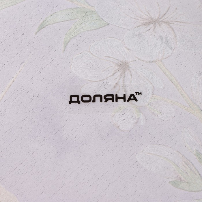 Набор тарелок стеклянных Доляна &laquo;Колибри&raquo;, 19 предметов: 6 десертных тарелок, 6 обеденных тарелок, 6 мисок, салатник