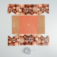 Коробка для капкейка &laquo;Все получится&raquo;, 16 х 16 х 10 см, Новый год