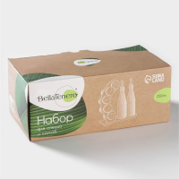 Набор фарфоровый для специй и соусов BellaTenero, 8 предметов: 2 ёмкости 250 мл, 5 баночек для специй, подставка, цвет белый Набор фарфоровый для специй и соусов BellaTenero, 8 предметов: 2 ёмкости 250 мл, 5 баночек для специй, подставка, цвет белый