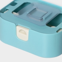 Мыльница &laquo;Барашек&raquo;, пластик, 15,5&times;10,5&times;4 см, цвет голубой