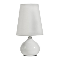 Лампа настольная 99035/1 1х40Вт Е27 белый 15х15х29 см RISALUX