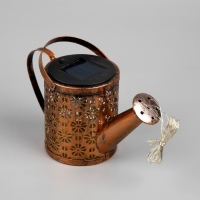 Садовый светильник на солнечной батарее «Лейка», 21 × 15 × 9.5 см, 37 LED, свечение тёплое белое Садовый светильник на солнечной батарее «Лейка», 21 × 15 × 9.5 см, 37 LED, свечение тёплое белое