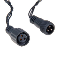 Гирлянда «Нить» 10 м, IP44, УМС, тёмная нить, 100 LED, свечение жёлтое, 220 В Гирлянда «Нить» 10 м, IP44, УМС, тёмная нить, 100 LED, свечение жёлтое, 220 В