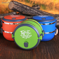 Ланч - бокс «Будет вкусно», 2 отделения по 500 мл, 13х17 см, МИКС Ланч - бокс «Будет вкусно», 2 отделения по 500 мл, 13х17 см, МИКС