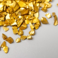 Декор стекло "Слюда золото" 20 гр Декор стекло "Слюда золото" 20 гр