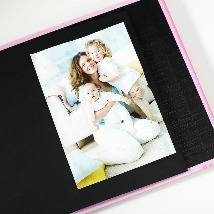 Фотоальбом 25 листов (уголки+кольца) "Любимая доченька" 27х19 см