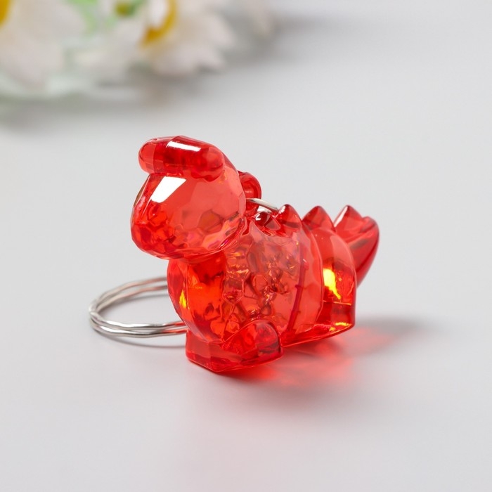 Брелок пластик Брелок пластик "Динозаврик" МИКС 4,5х1,5х4 см