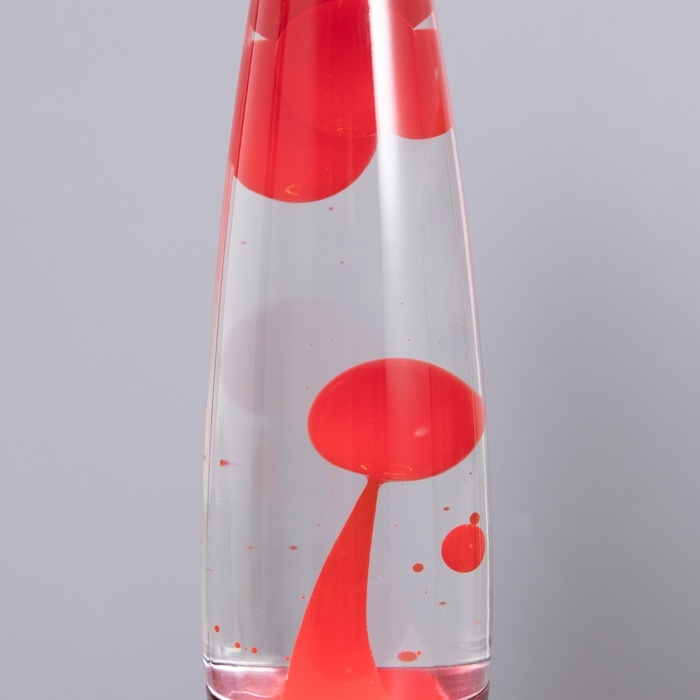 Лава-лампа "Ракета" 1х30Вт Е14-R39 (воск) красный 11х11х41см