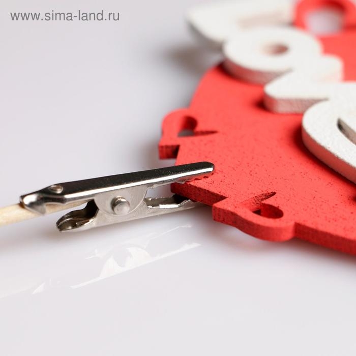 Топпер Топпер "Love is", в упаковке, красный, 15×7 см