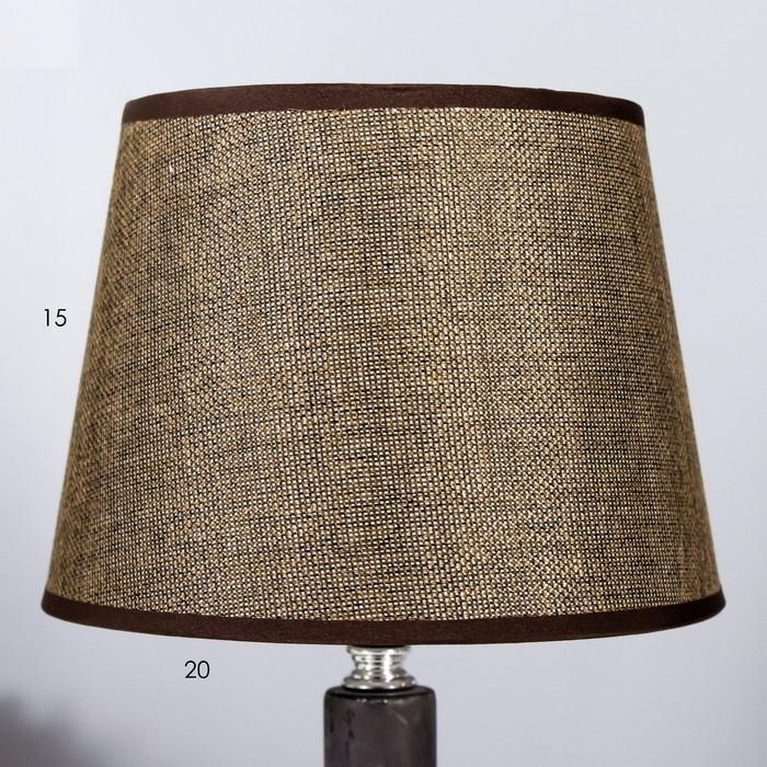 Светильник "Бени" 1хЕ14 40Вт серый 20х20х33 см RISALUX