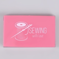 Игольница магнитная, 11 &times; 6,5 см, цвет ярко-розовый