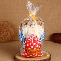 Домовой Фёдор "Будьте здоровы, живите богато", с мешком, 30 х 20 см, микс