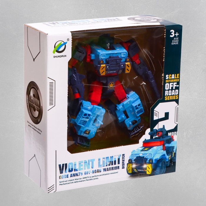 Робот «Военный внедорожник», трансформируется, цвет МИКС Робот «Военный внедорожник», трансформируется, цвет МИКС