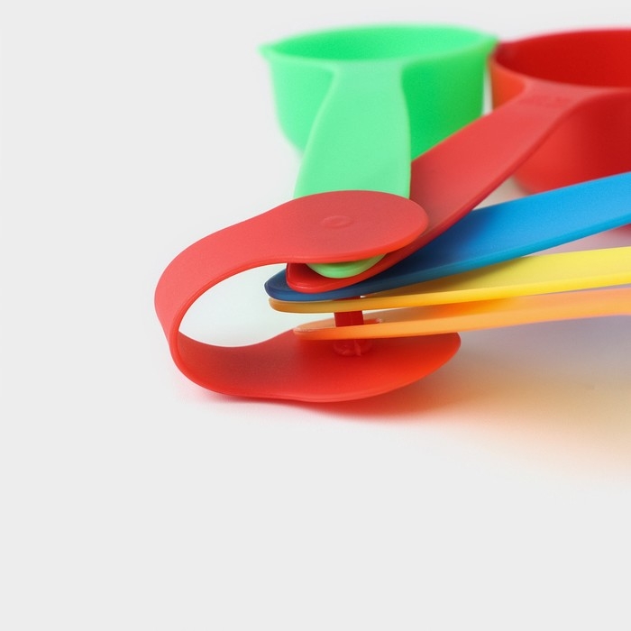 Набор мерных ёмкостей Доляна «Блеск», 5 шт: 30 мл, 60 мл, 80 мл, 125 мл, 250 мл Набор мерных ёмкостей Доляна «Блеск», 5 шт: 30 мл, 60 мл, 80 мл, 125 мл, 250 мл